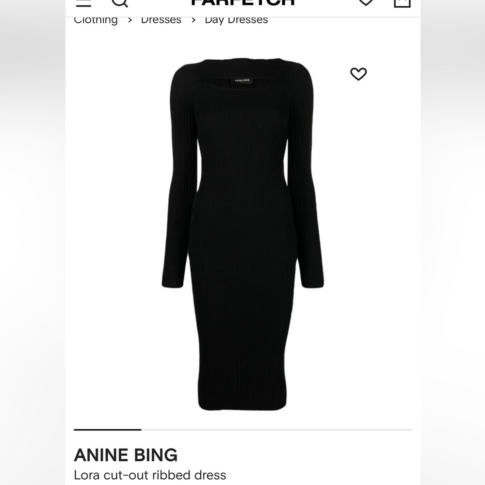 Lora cut-out ribbed dress
Annie Bing